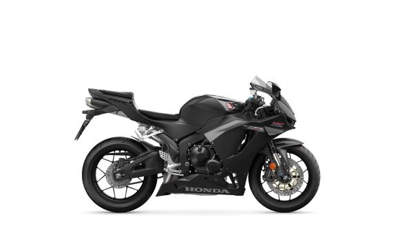 The Matt Ballistic Black Metallic version of the CBR600RR