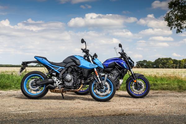 Suzuki GSX-8S and Yamaha MT-07