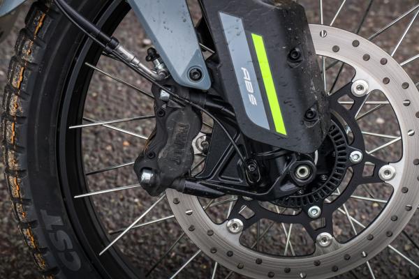 CFMoto 450MT - front brake detail