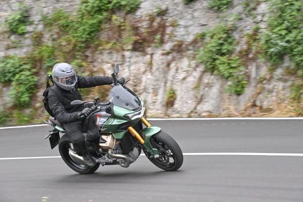 Alex on Moto Guzzi V100 Mandello