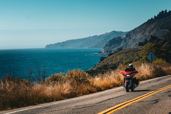 The Pacific Coast Highway, just north of Big Sur